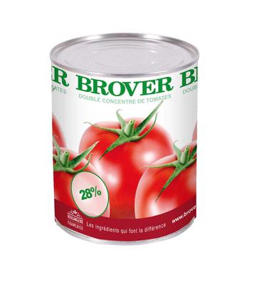 Double concentré de tomates 28 % 4/4 - épicerie - produits secs